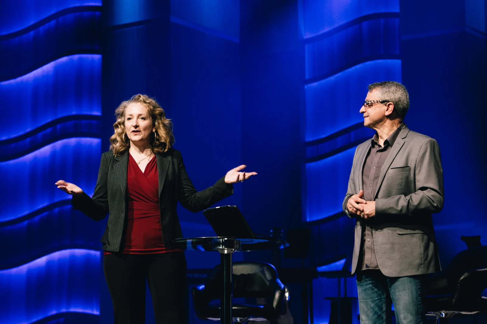 Rachel et Éric Dufour transmettent leur expérience sur scène